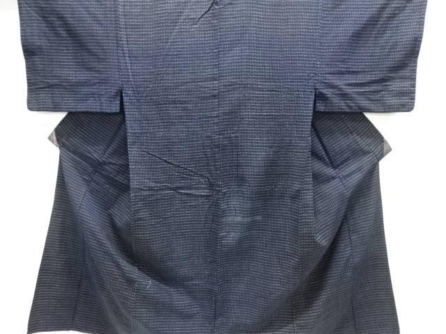 JAPANESE KIMONO / ANTIQUE MENS KIMONO / COTTON / KURUME KASURI